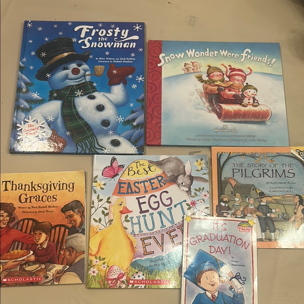 Children's Holiday and Celebration Book Set pre k elementary book lot